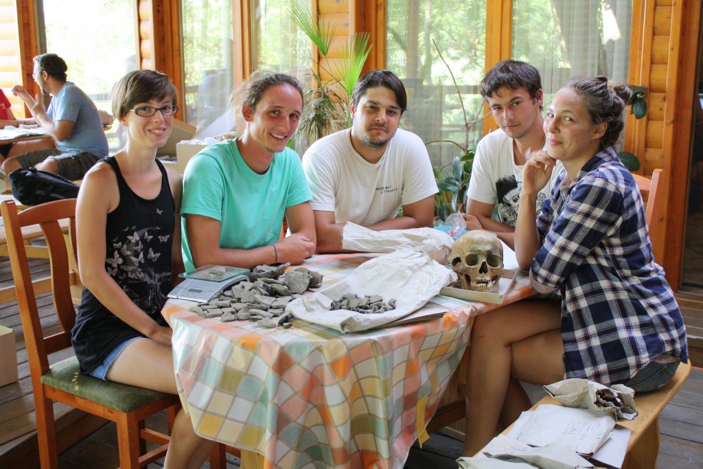 These students received support for participating in the BAKOTA Research Project from the Central European Institute at Quinnipiac University. From left to right: Anna Szigeti, Ádám Balázs, Gergő  Liptak, Paweł Dziechciarz, and Agata Kostrzewa.  